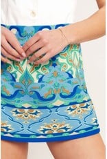 MEDITERRANEAN STYLE PRINT SKORT
