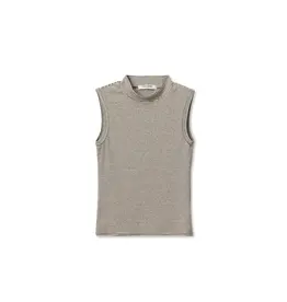 SLVLESS MOCK NECK TANK
