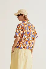 SSLV MERIGOLD PRINT BUTTON UP