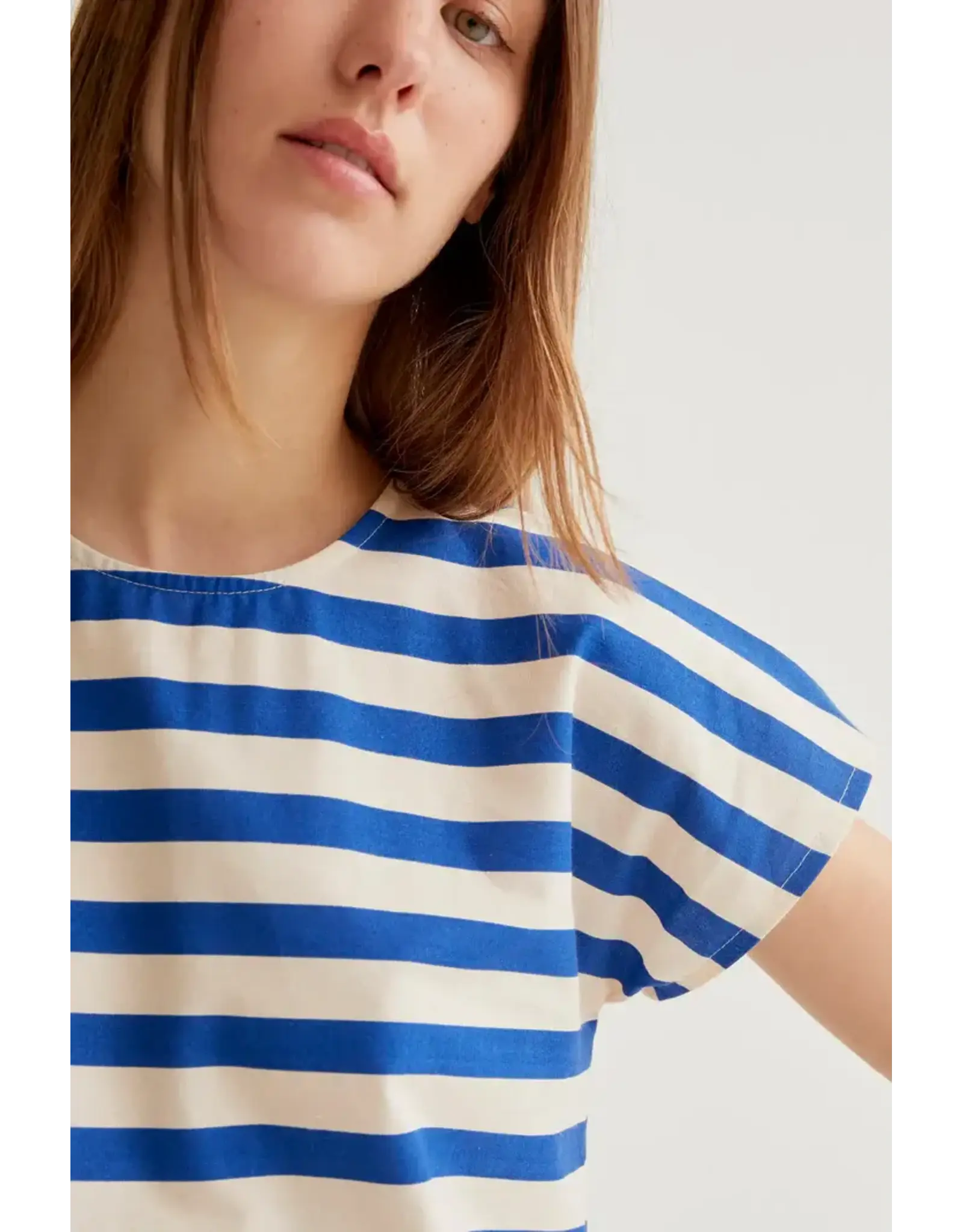 SSLV BAMBOO STRIPED TOP