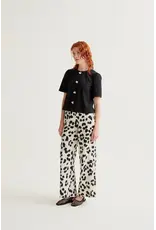 SSLV HEART BUTTON DOWN BLOUSE