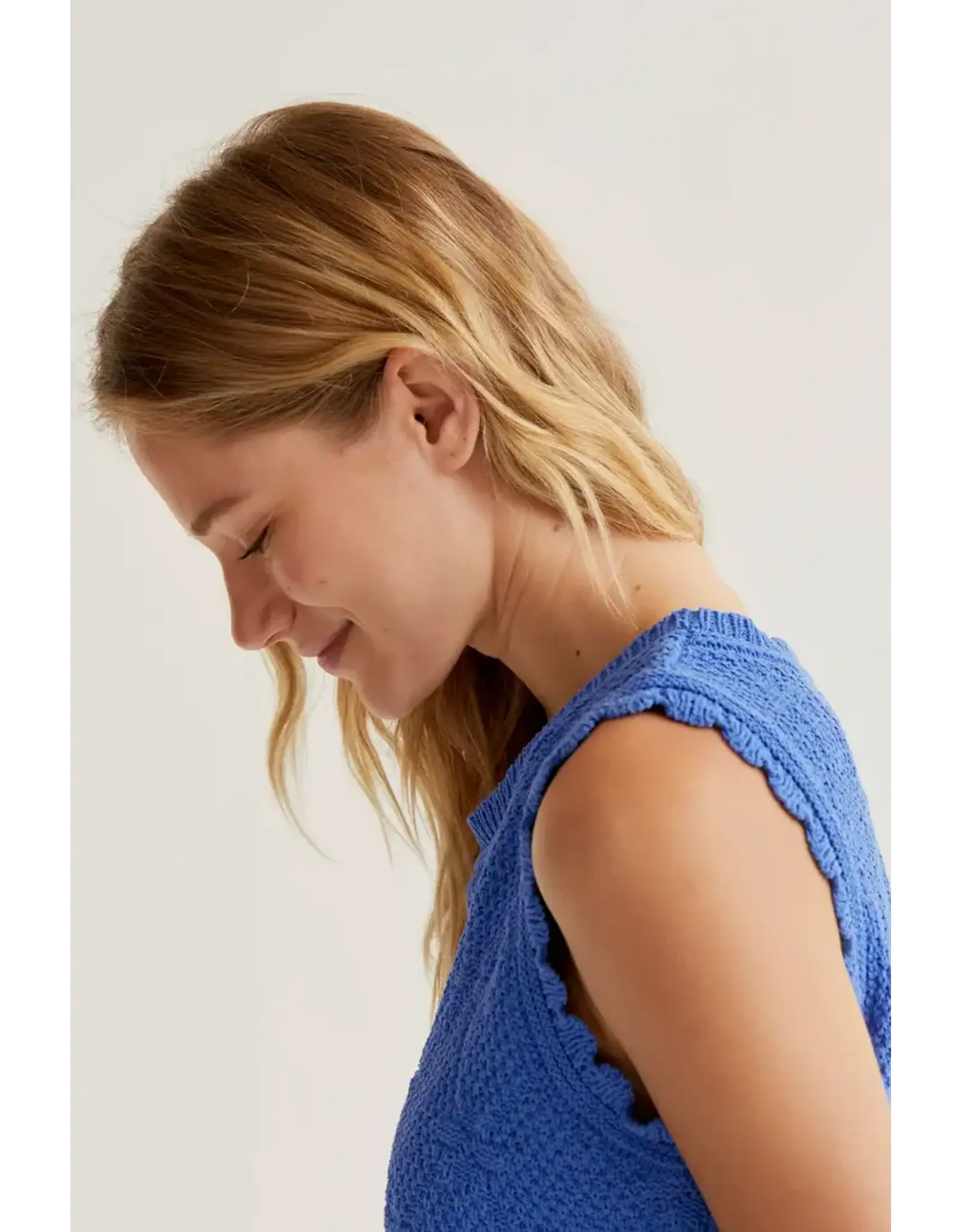 CHAIN-STITCHED EMBROIDERED TANK