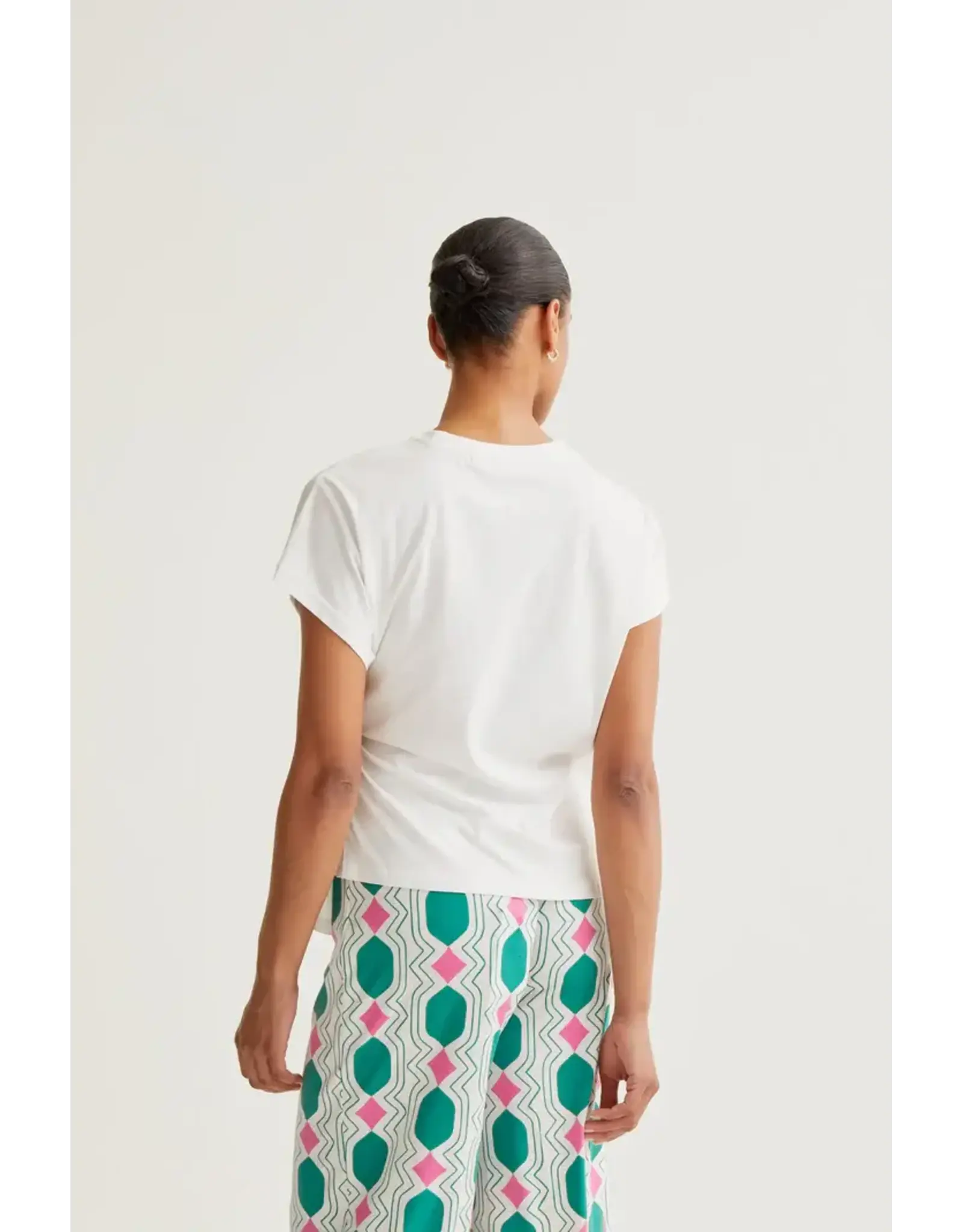 SSLV TEE WITH SIDE KNOT