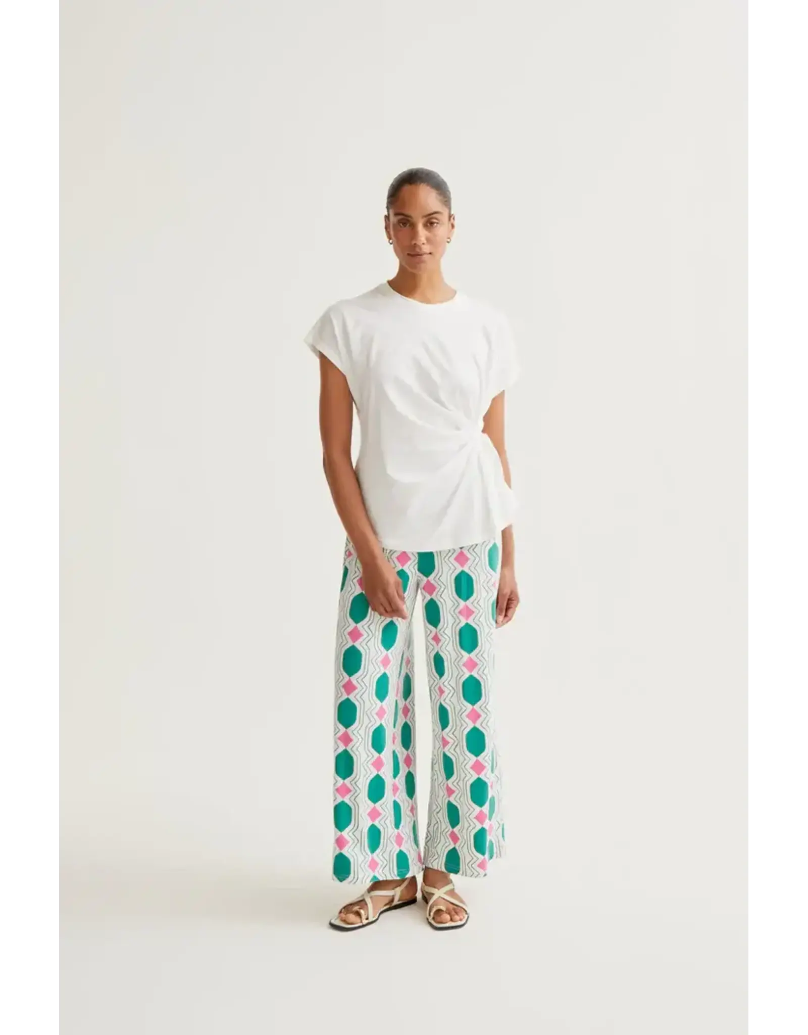 SSLV TEE WITH SIDE KNOT