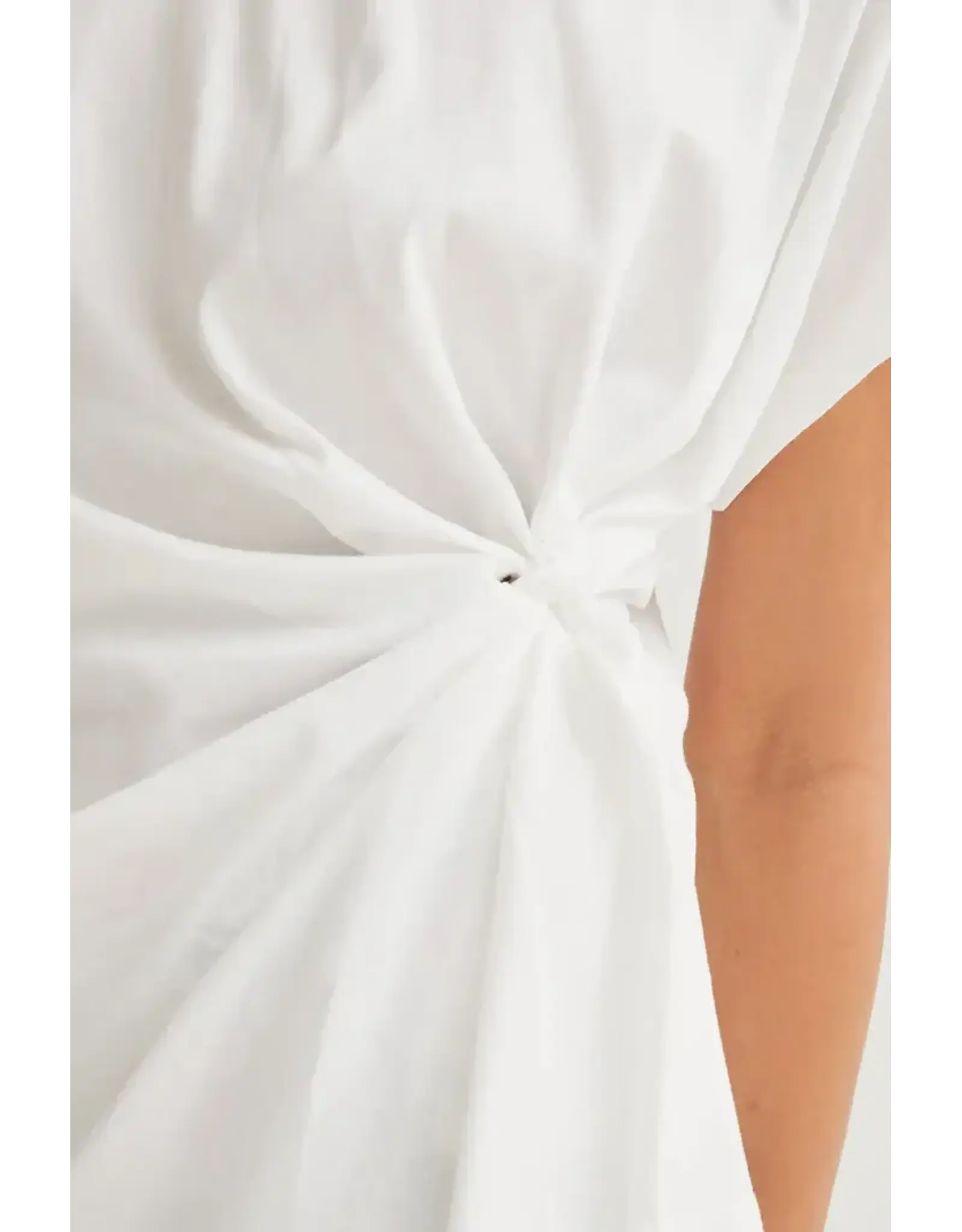 SSLV TEE WITH SIDE KNOT