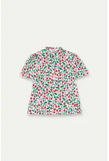 SSLV CHERRY PRINT BUTTON UP