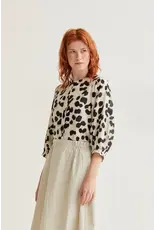 LSLV ABSTRACT DOT PRINT BLOUSE