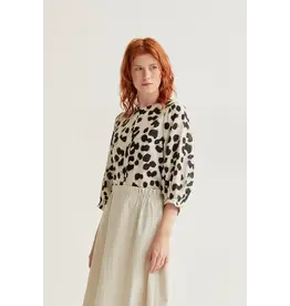 LSLV ABSTRACT DOT PRINT BLOUSE