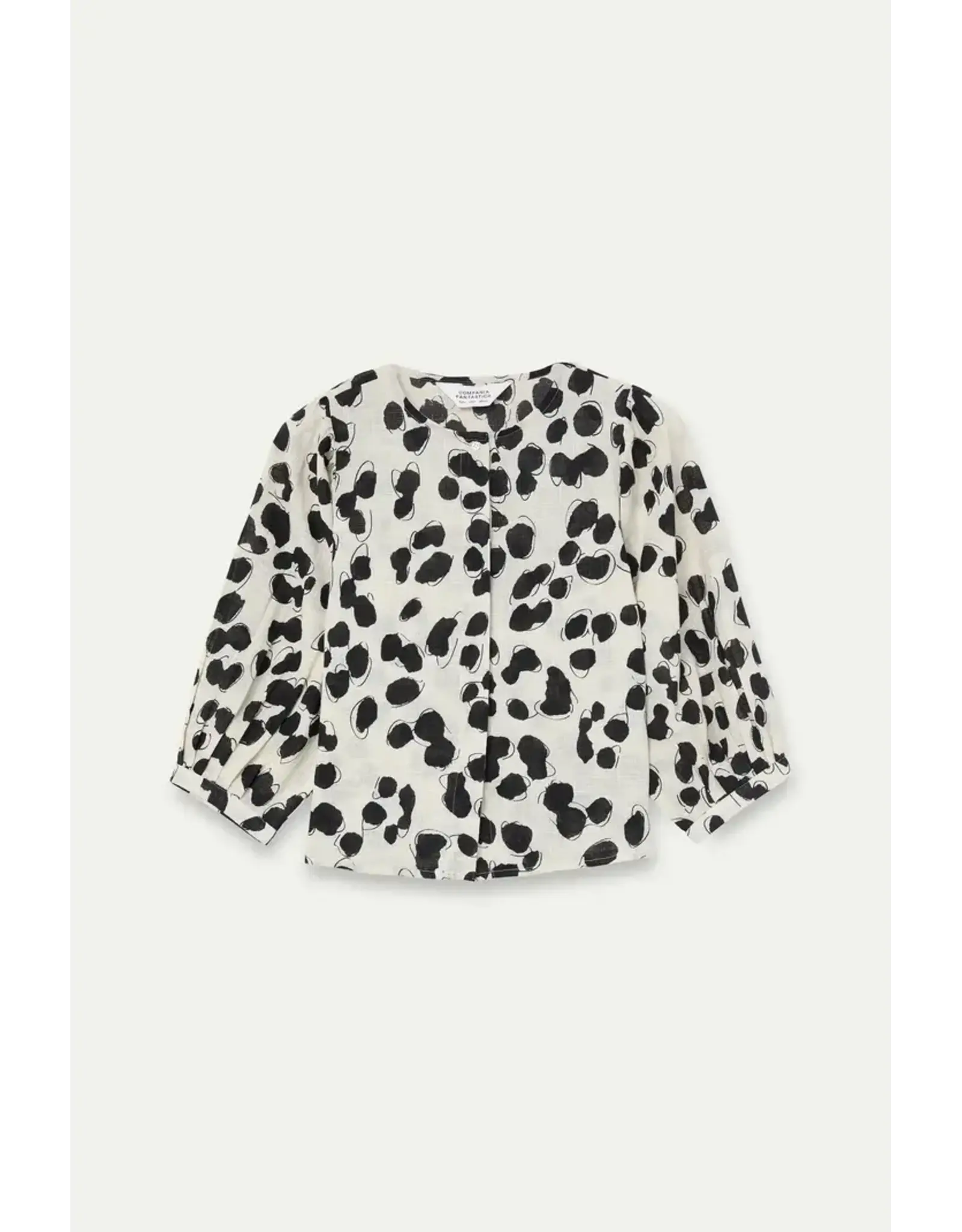 LSLV ABSTRACT DOT PRINT BLOUSE