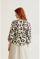 LSLV ABSTRACT DOT PRINT BLOUSE