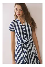 MIXED STRIPED BUTTON DOWN MIDI