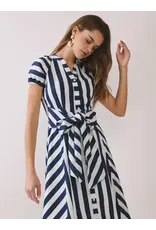 MIXED STRIPED BUTTON DOWN MIDI