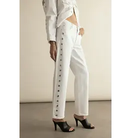 LEXI MID RISE BOWED STRAIGHT