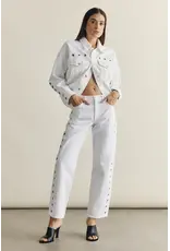 LEXI MID RISE BOWED STRAIGHT