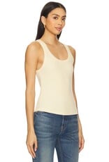 CHRISTY CURVED HEM TANK TOP