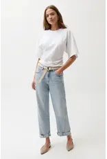 KACEY MID RISE CUFRED BOYFRIEND