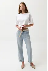 KACEY MID RISE CUFRED BOYFRIEND