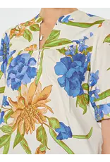 SSLV FLORAL PRINT BLOUSE