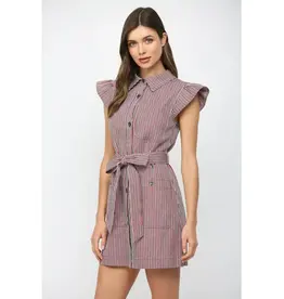 ELLA BUTTON DOWN MINI DRESS