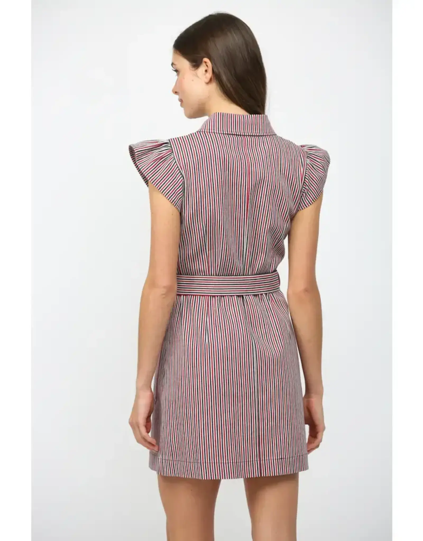 ELLA BUTTON DOWN MINI DRESS