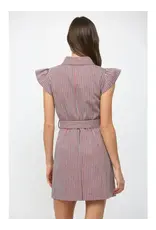 ELLA BUTTON DOWN MINI DRESS