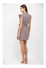 ELLA BUTTON DOWN MINI DRESS