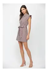 ELLA BUTTON DOWN MINI DRESS