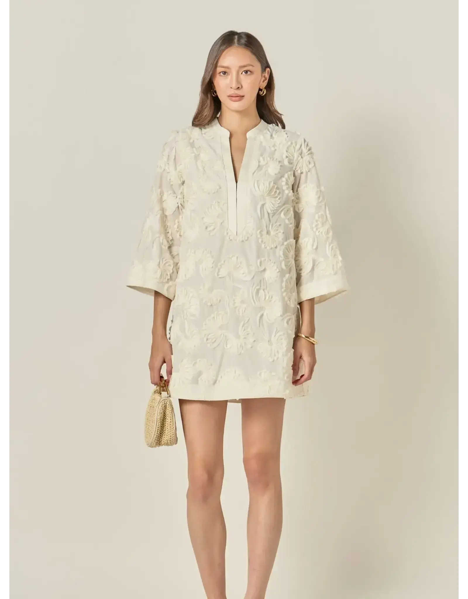 SOPHIA BELL SLEEVE MINI DRESS