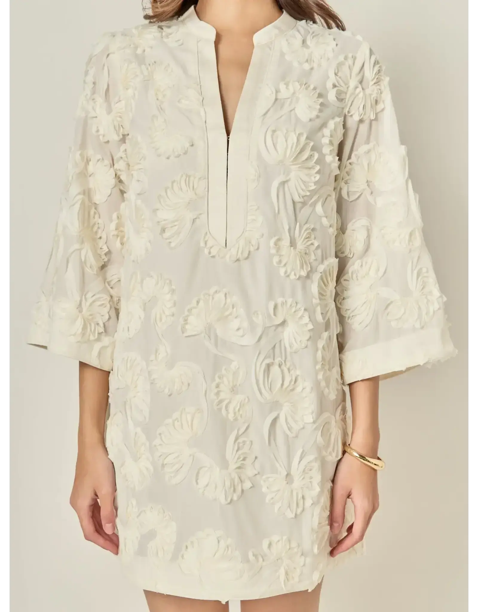 SOPHIA BELL SLEEVE MINI DRESS