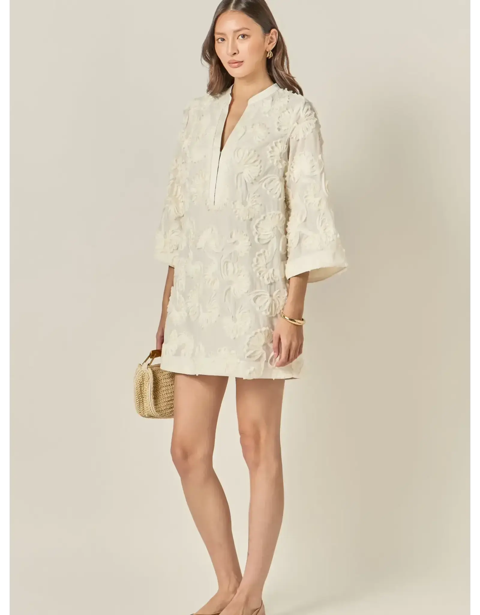 SOPHIA BELL SLEEVE MINI DRESS