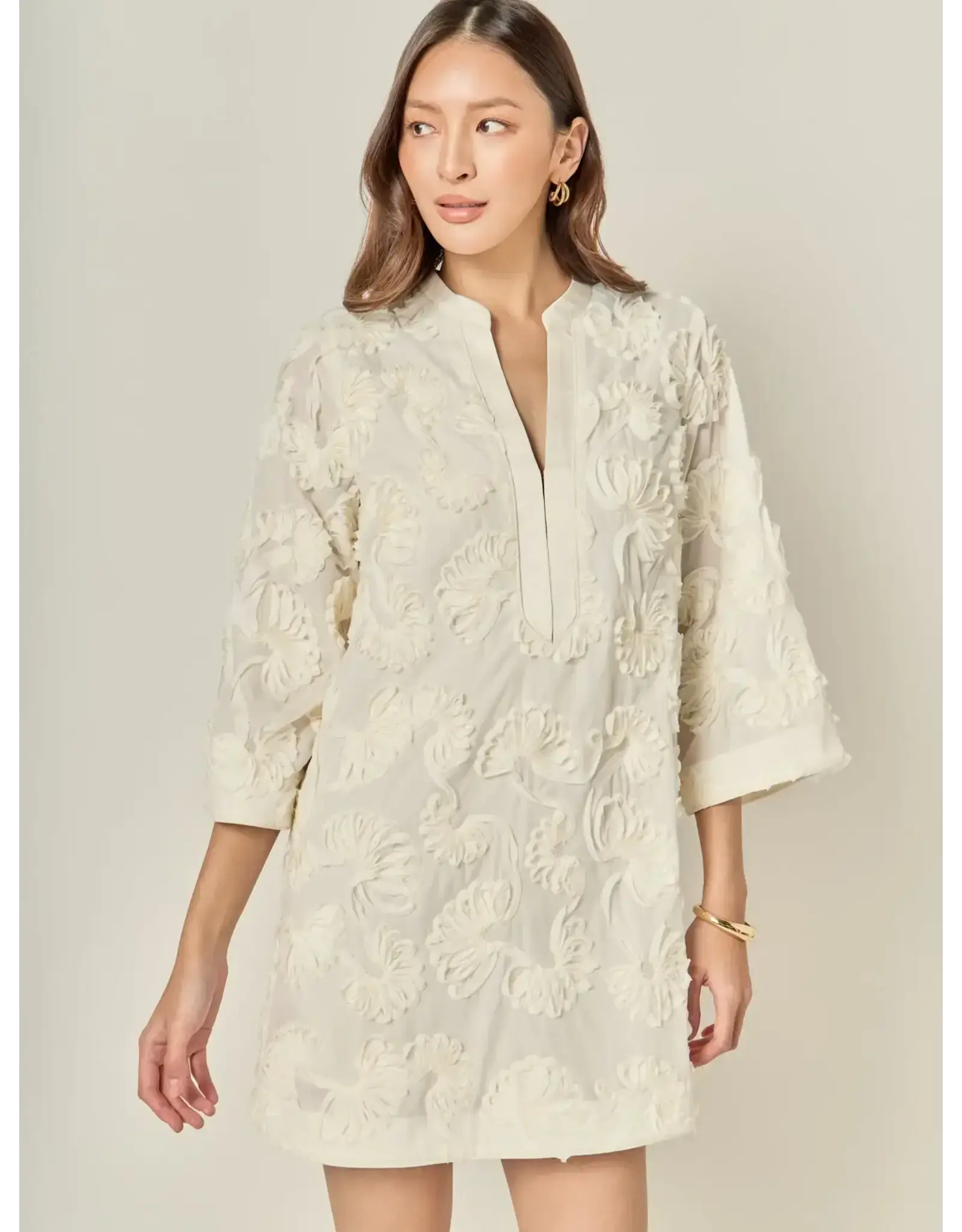 SOPHIA BELL SLEEVE MINI DRESS