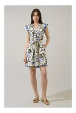 LEYLA RUFFLE MINI DRESS