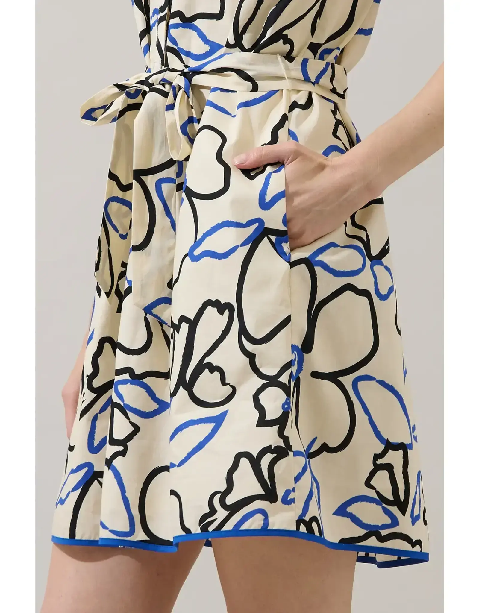 LEYLA RUFFLE MINI DRESS