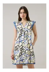 LEYLA RUFFLE MINI DRESS