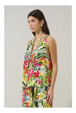 LISSA TROPICAL SLEEVELESS BLOUSE