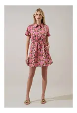 CIERRA PEACOCK MINI DRESS