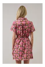 CIERRA PEACOCK MINI DRESS