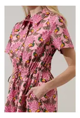 CIERRA PEACOCK MINI DRESS