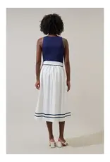 GIANA COLOR BLOCK MIDI DRESS