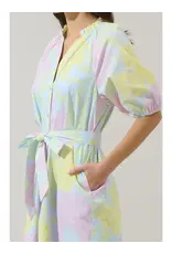 ALEXIA FLORAL TIERED MIDI DRESS