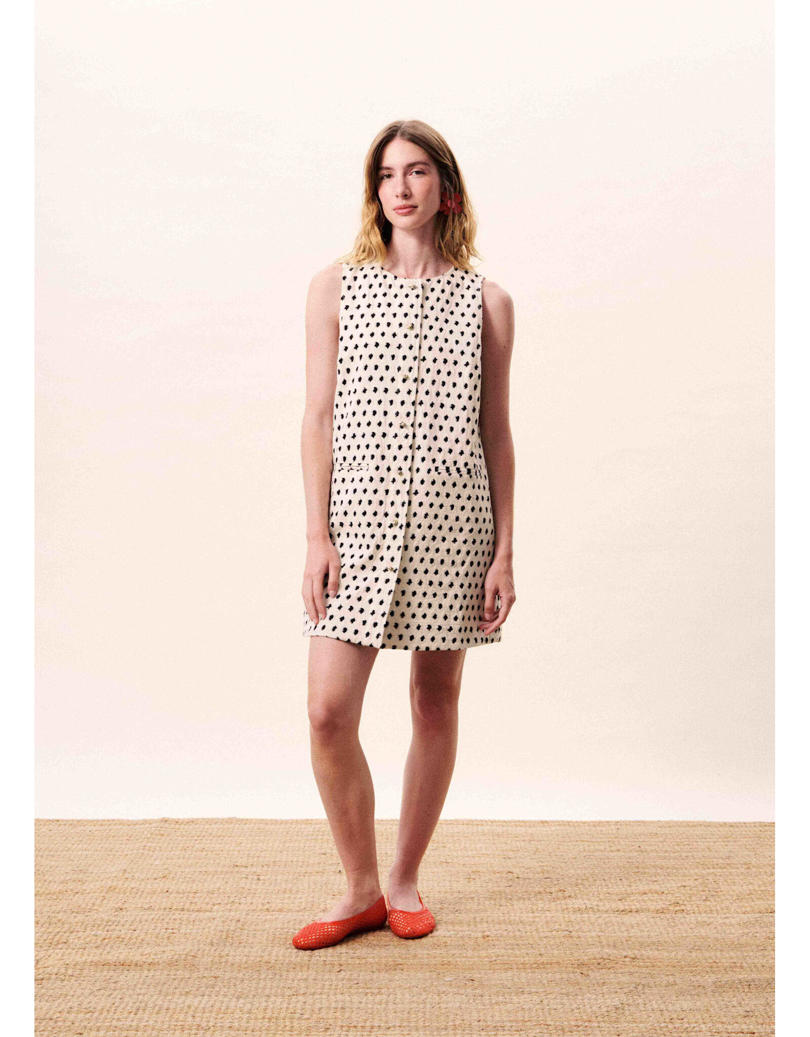 EVELIN DOT MINI DRESS