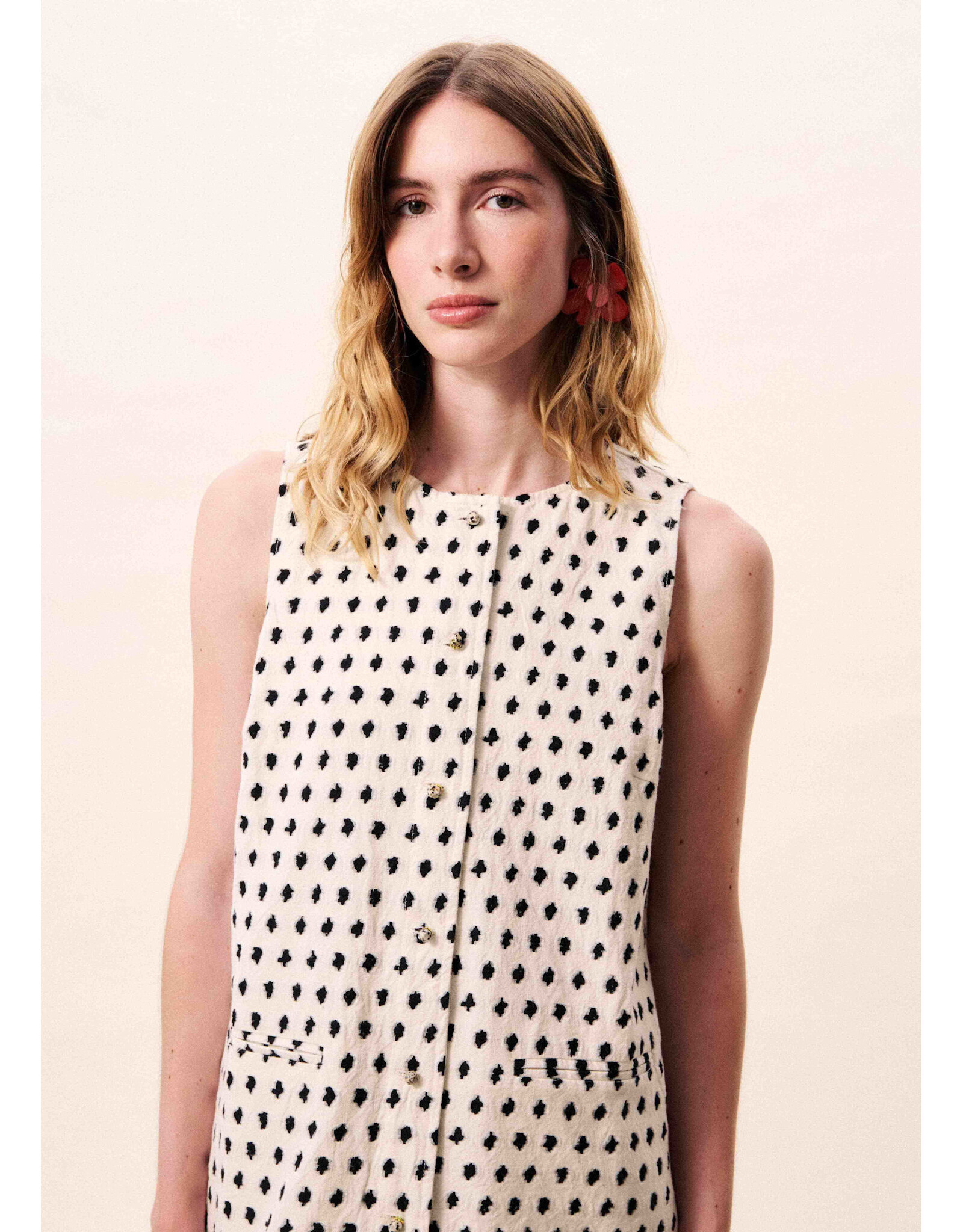 EVELIN DOT MINI DRESS