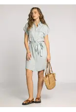 OAKLEE STRIPE SHIRT DRESS