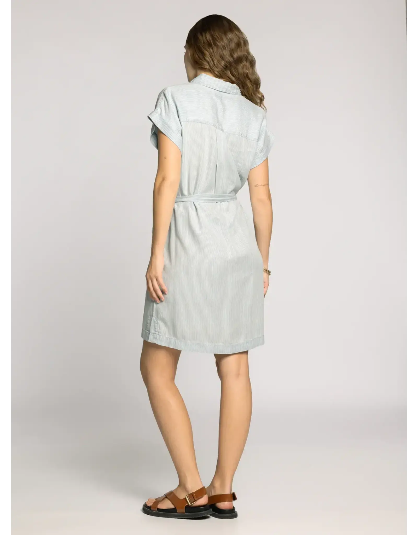 OAKLEE STRIPE SHIRT DRESS