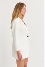 RENATA CONTRAST STITCH BLAZER