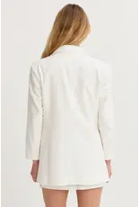 RENATA CONTRAST STITCH BLAZER