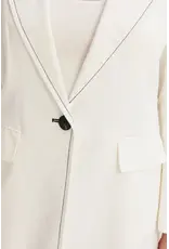 RENATA CONTRAST STITCH BLAZER