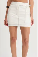 GENA CONTRAST STITCH SKIRT