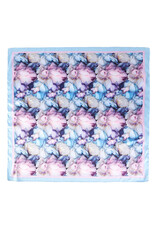 SENSIBLING WATERCOLOR PEONY SILKY SCARF