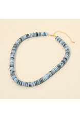 SENSIBLING RESIN DISC BEADED NECKLACE